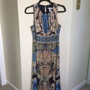 Printed maxi dress